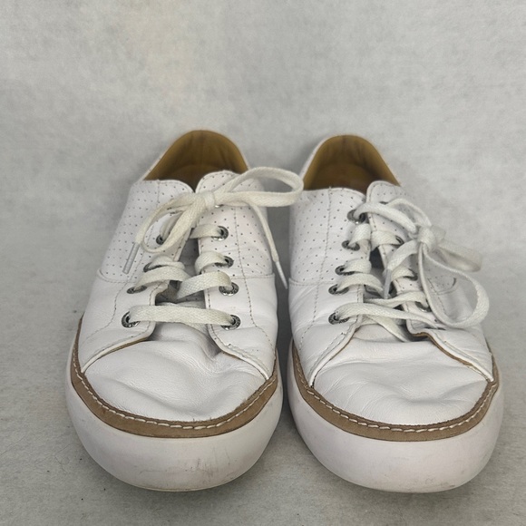 Sperry White Leather Boat Shoes - Picture 2 of 8